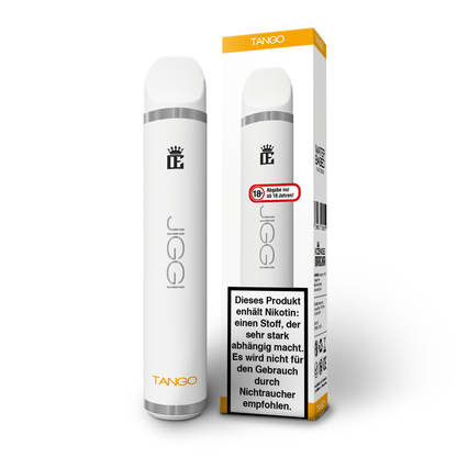 JIGGI Vapes Tango 20mg Einweg Vape mit Verpackung