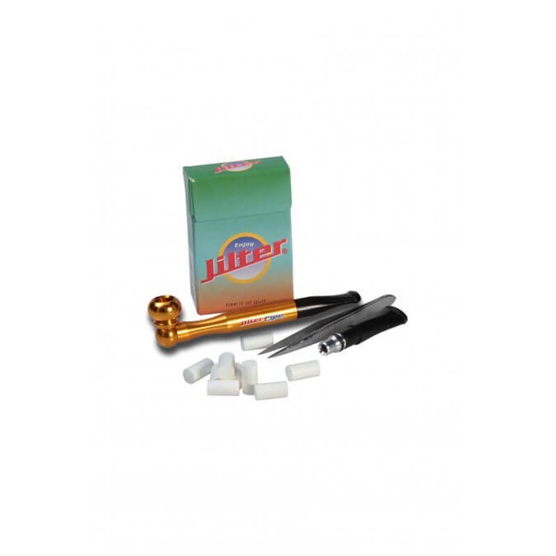Jilter Alu One-Hit Pipe Gold 85 mm in Dose