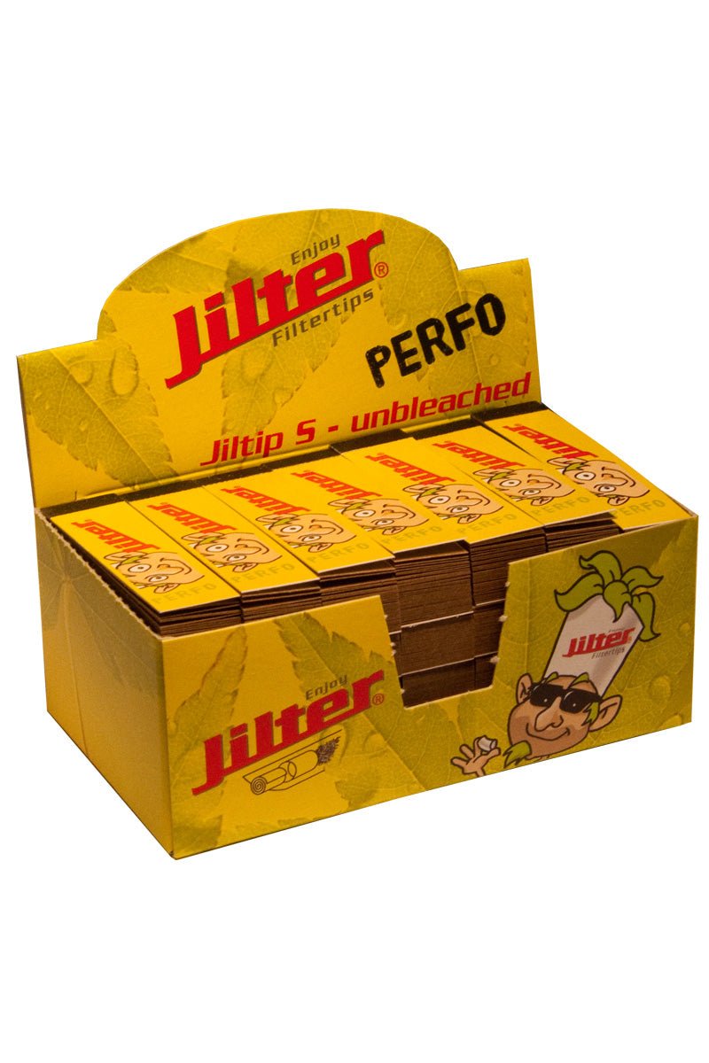 Jilter Jiltip S unbleached PERFO Display mit 28 Packungen