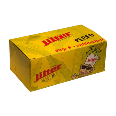Geschlossenes Jilter Jiltip S unbleached PERFO Display (28 Packs)