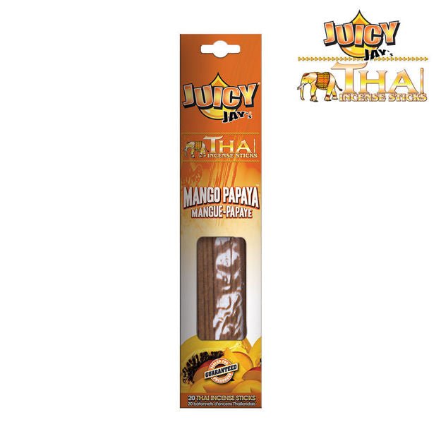 Juicy Jay Räucherstäbchen Mango Papaya, Packung mit 20 Stäbchen