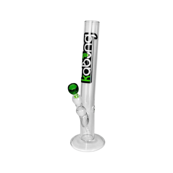 Kabong Glas Bong 42 cm Zylinder, transparent mit Logo