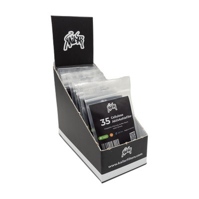 Kailar Slim Aktivkohlefilter Mix Display mit 10 Packungen