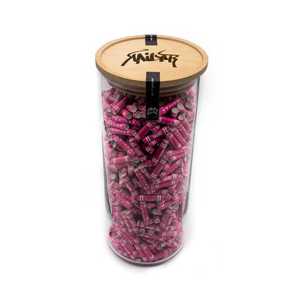 Kailar Slim Aktivkohlefilter Pink im 825er Glas mit Holzdeckel