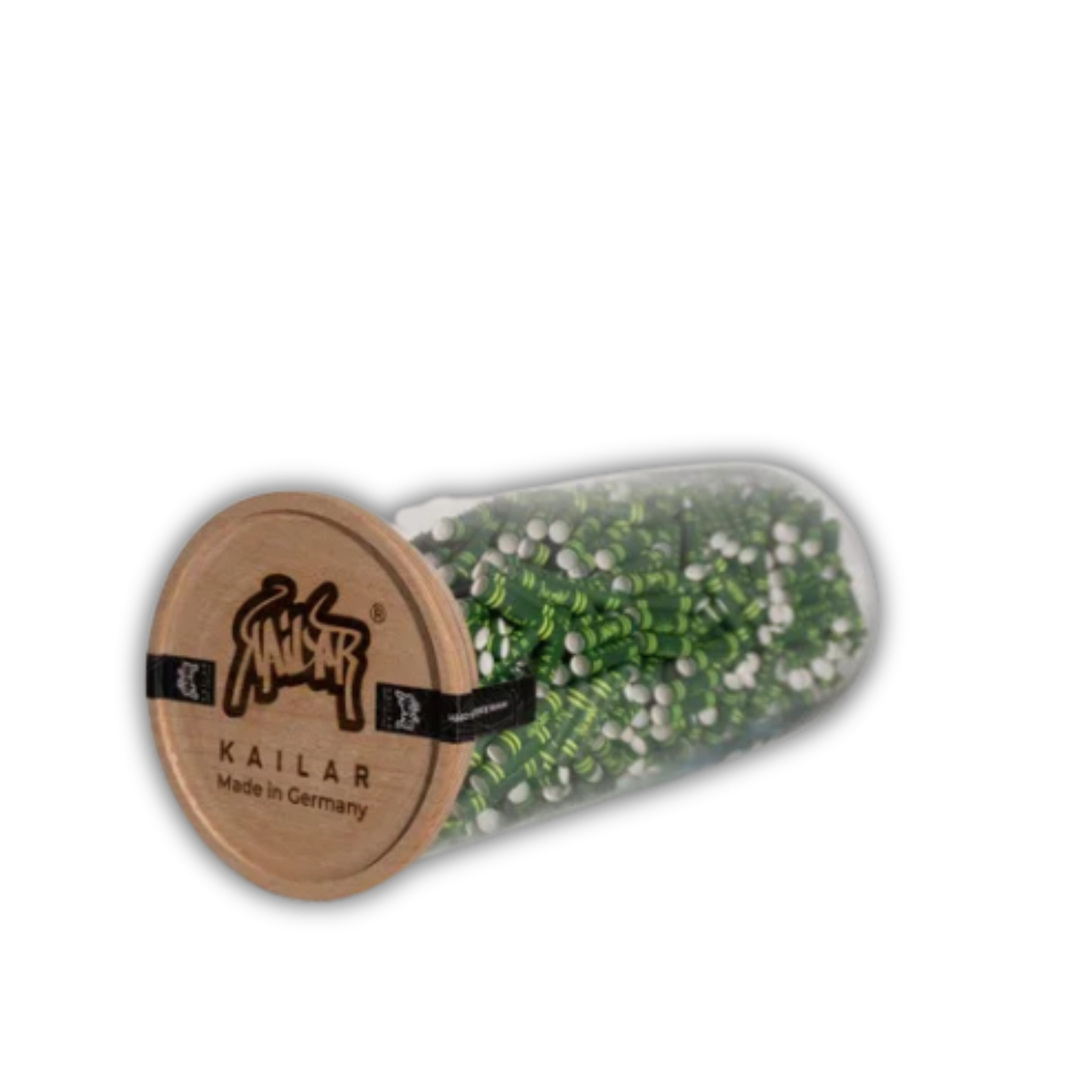 Kailar Aktivkohlefilter Green im 825er Glas mit Holzdeckel