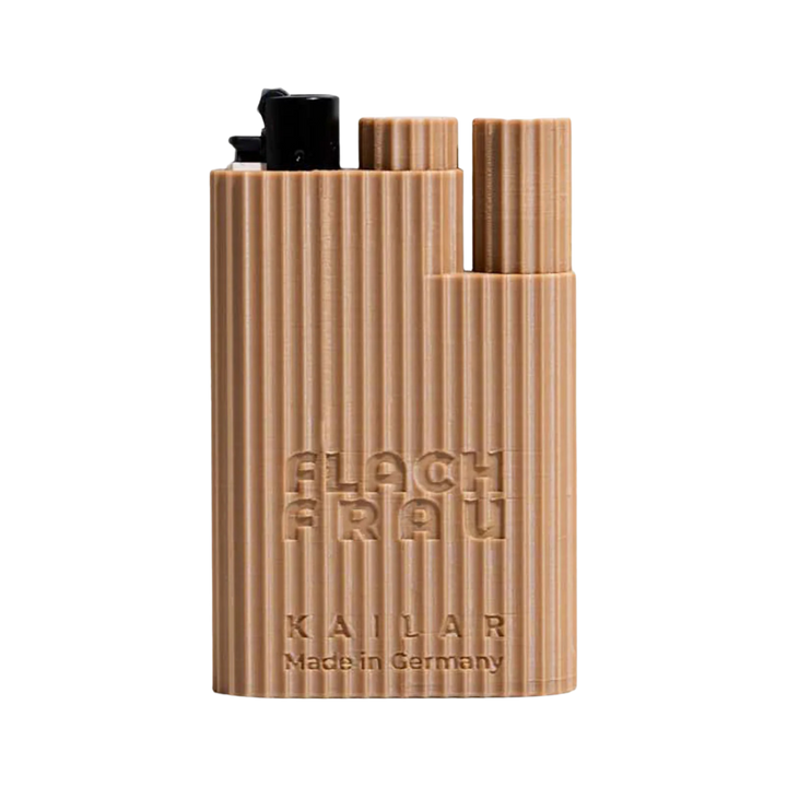 Kailar FLACHFRAU Das Original in Beige, Aufbewahrungs-Case