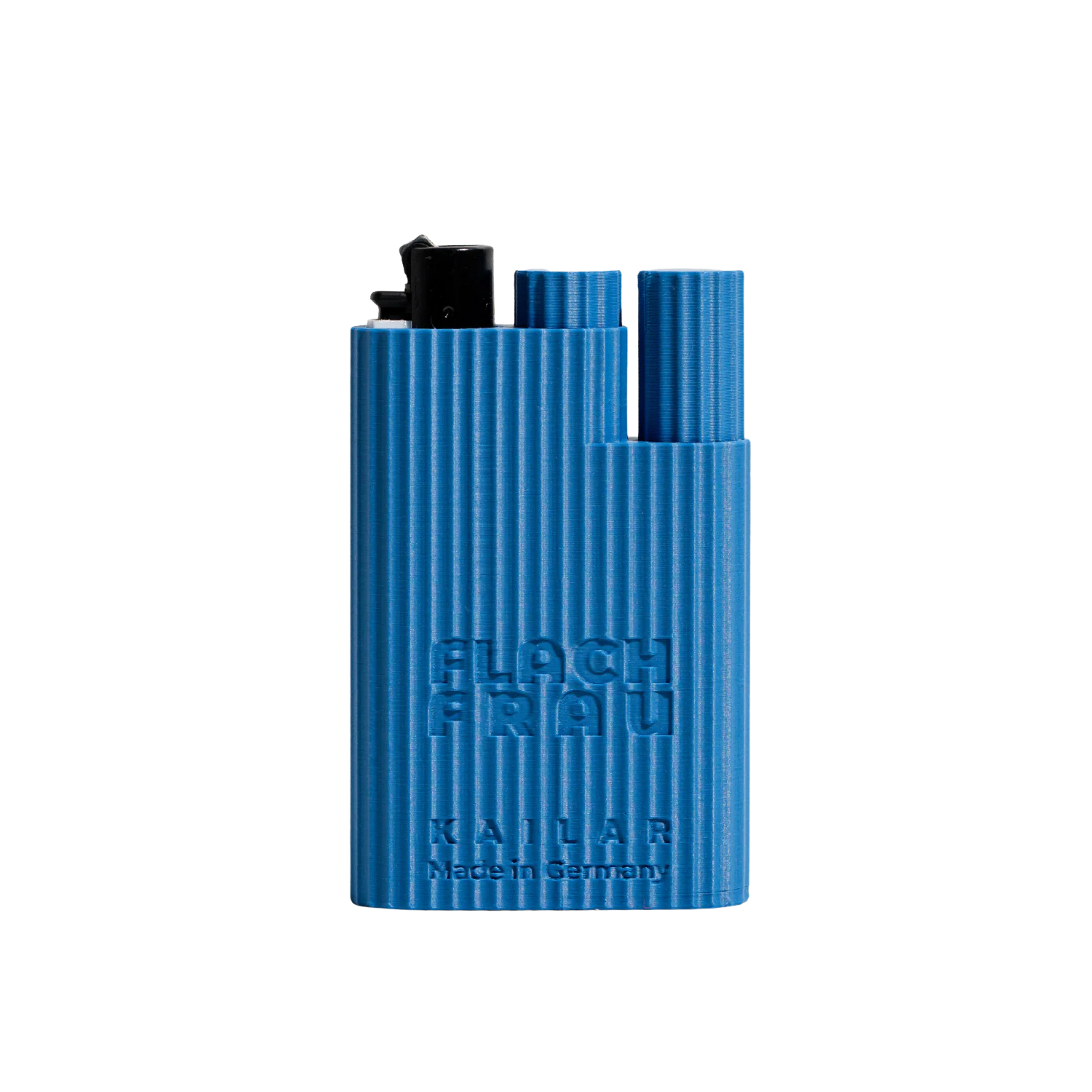 Kailar FLACHFRAU Blue Aufbewahrungs-Case im Flachmann-Format