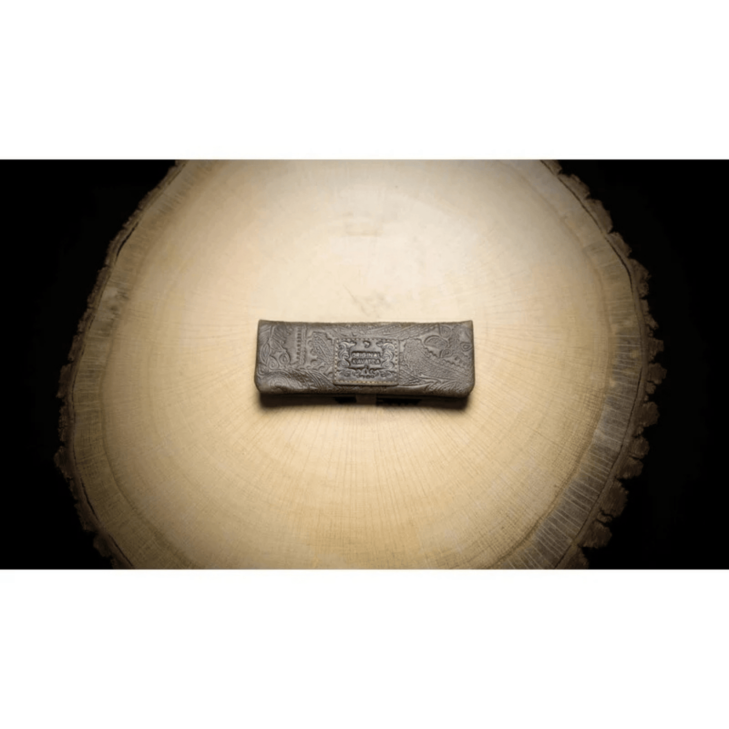 Kavatza Drehtasche Ethnic Brown aus braunem Leder