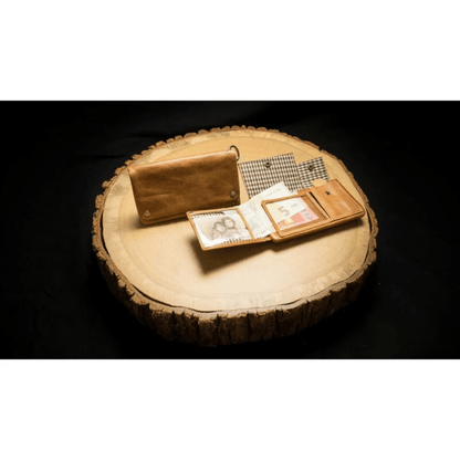 Kavatza Tabak Portemonnaie Small Tabba Cognac aus Rindsleder