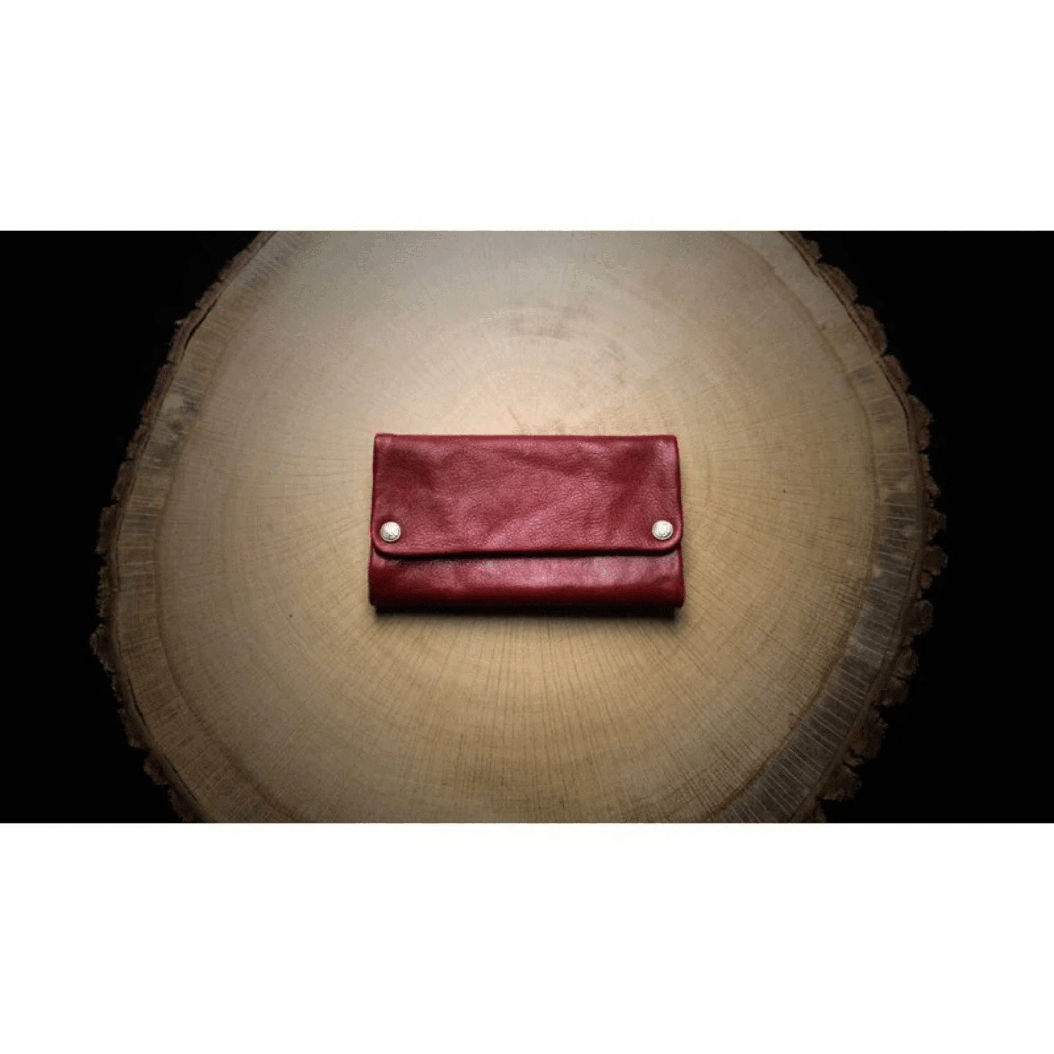 Kavatza Tabaktasche Flamenco Red aus rotem Kuhleder