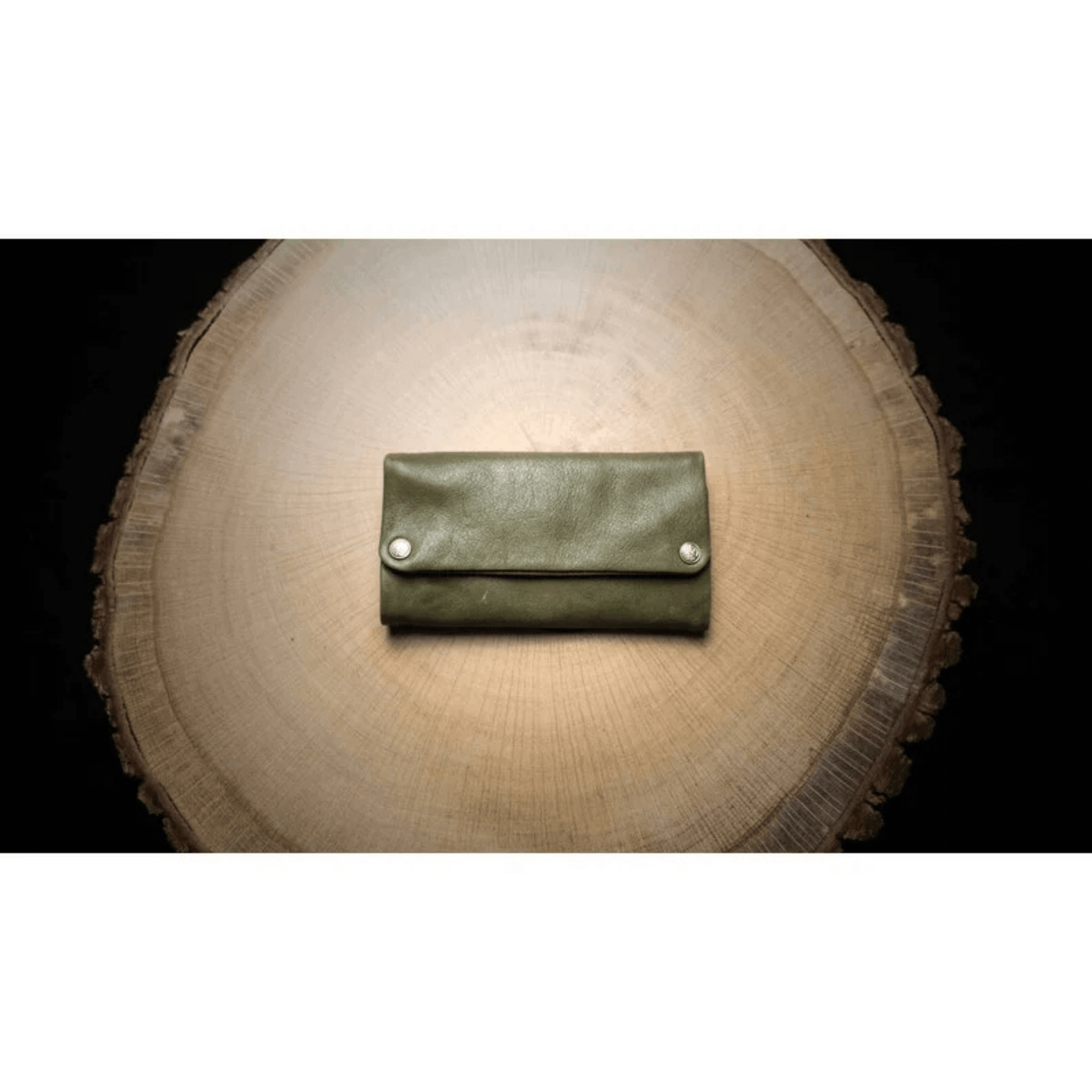 Kavatza Tabaktasche Jade Green aus grünem Kuhleder