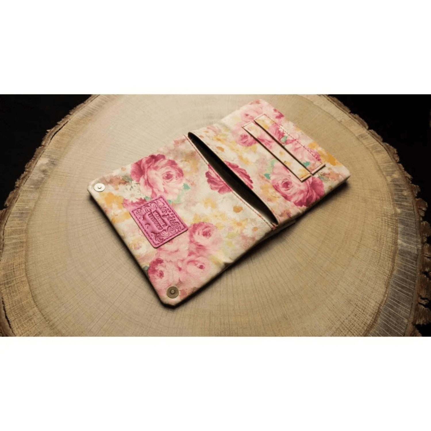 Kavatza - Tabaktasche (PU) SUMMERFLOWER - Rose kaufen bei rauchwerk.ch