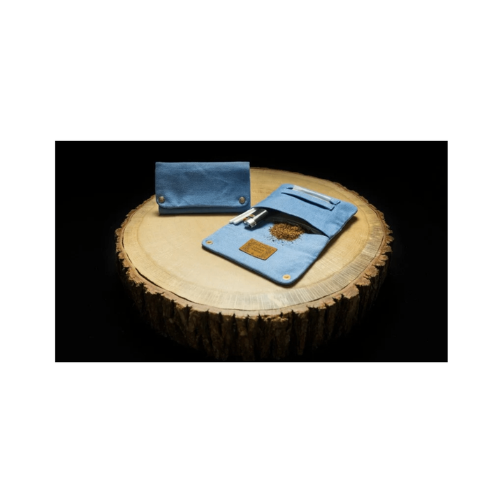 Kavatza Tabaktasche Hemp Sky Blue aus Hanfstoff