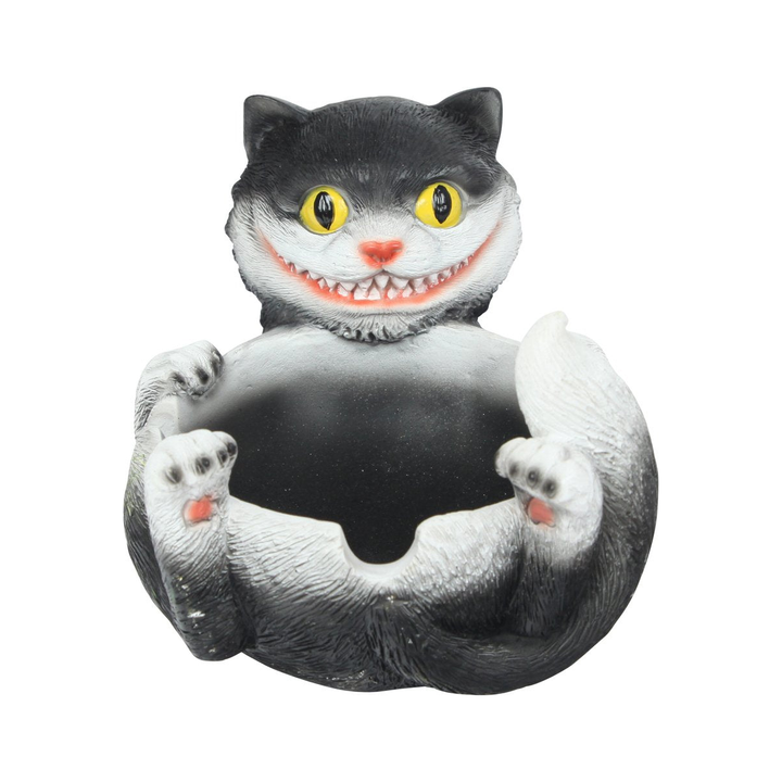 Keramik-Aschenbecher im Katzen-Design, 9 cm, Ansicht 1