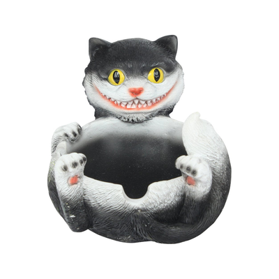 Keramik-Aschenbecher im Katzen-Design, 9 cm, Ansicht 1