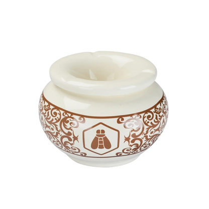 Moroccan Cream Keramik Aschenbecher mit abnehmbarem Deckel
