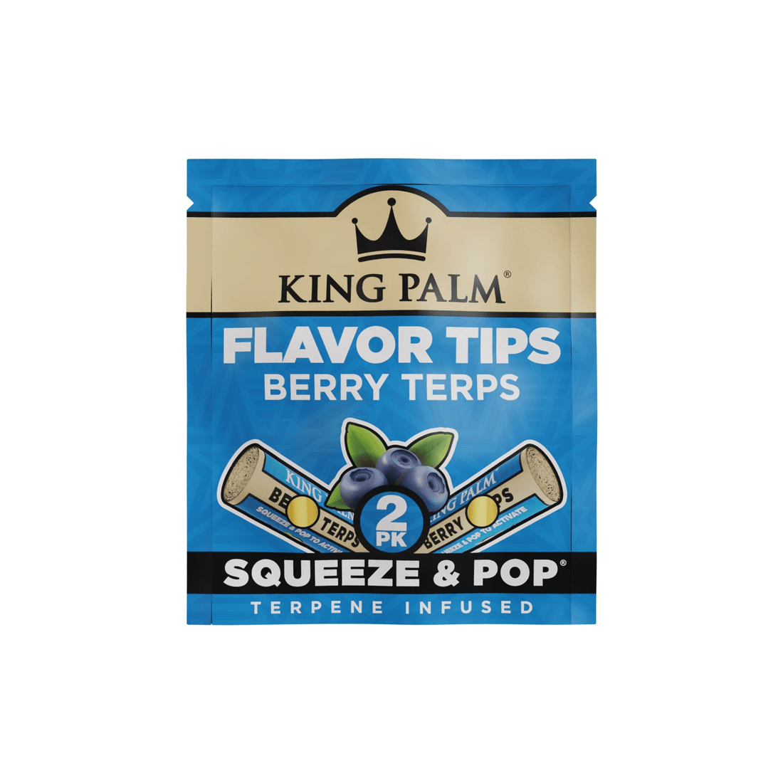 King Palm Flavor Tips Berry Terps 7mm 2er-Pack