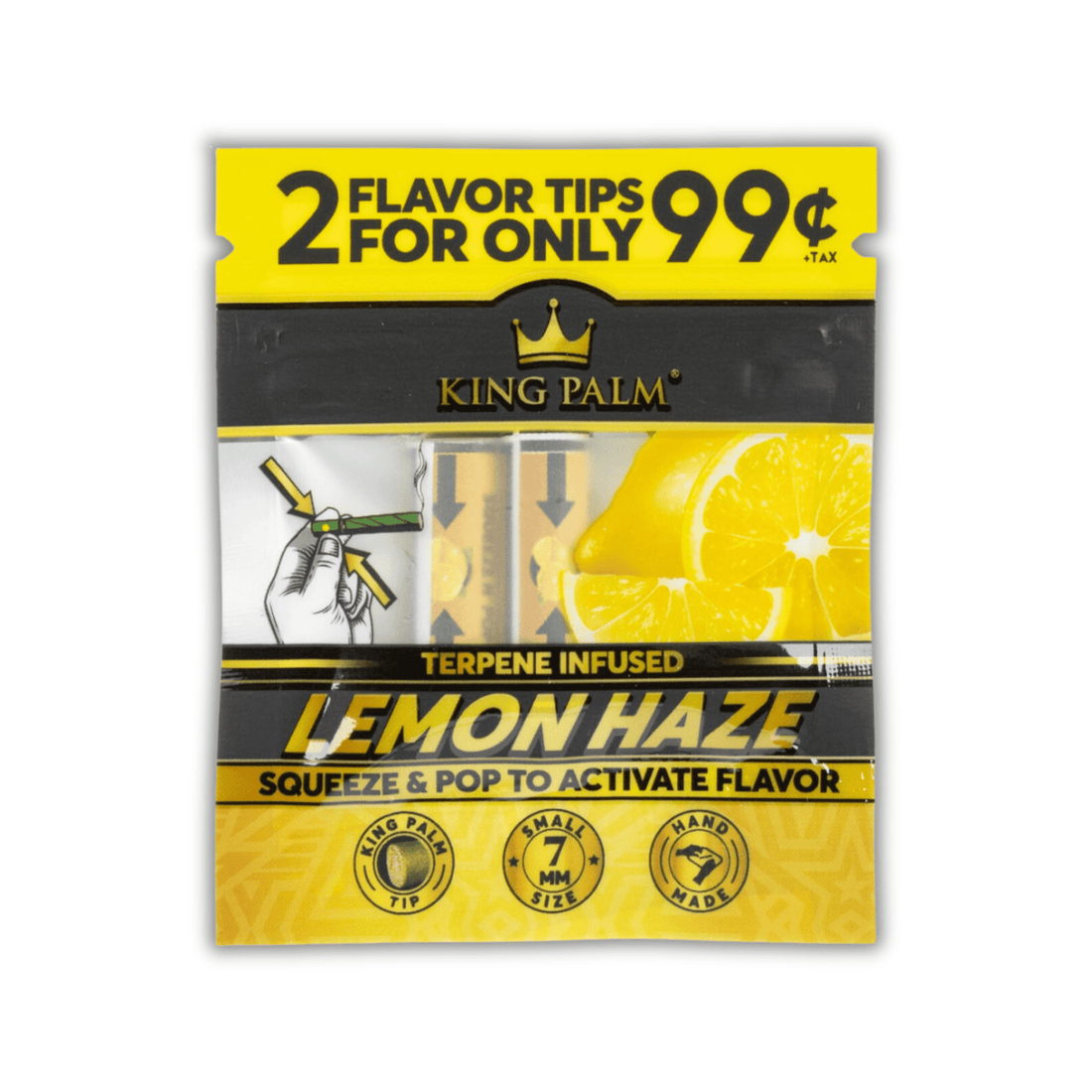 King Palm Flavor Tips Lemon Haze 7mm 2er-Pack
