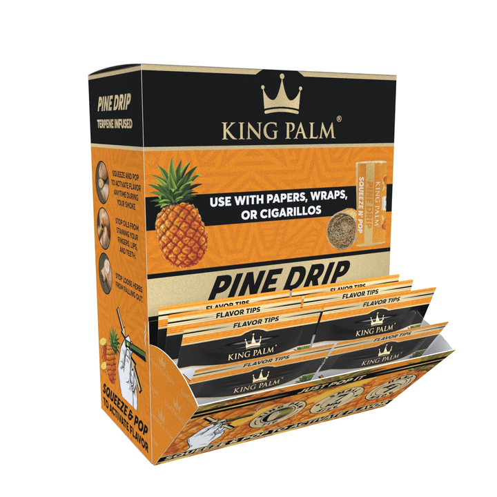King Palm Pine Drip Display mit 50 Packungen