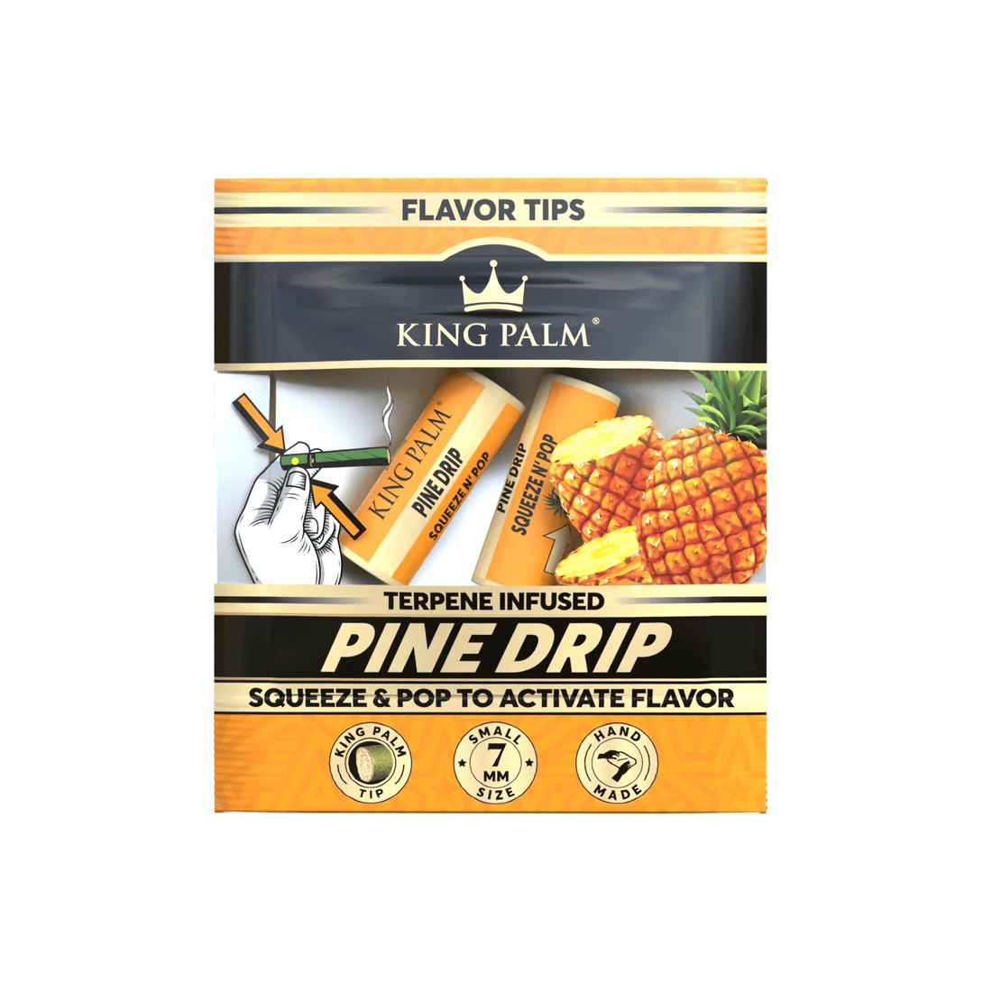King Palm Flavor Tips Pine Drip 7mm Packung
