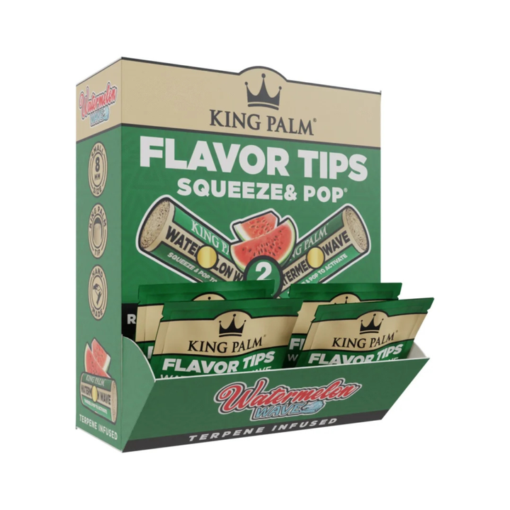 King Palm Watermelon Wave Flavor Tips 7mm Display