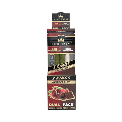 King Palm Don Pomegranate & Chocolate Display mit 20 Packungen