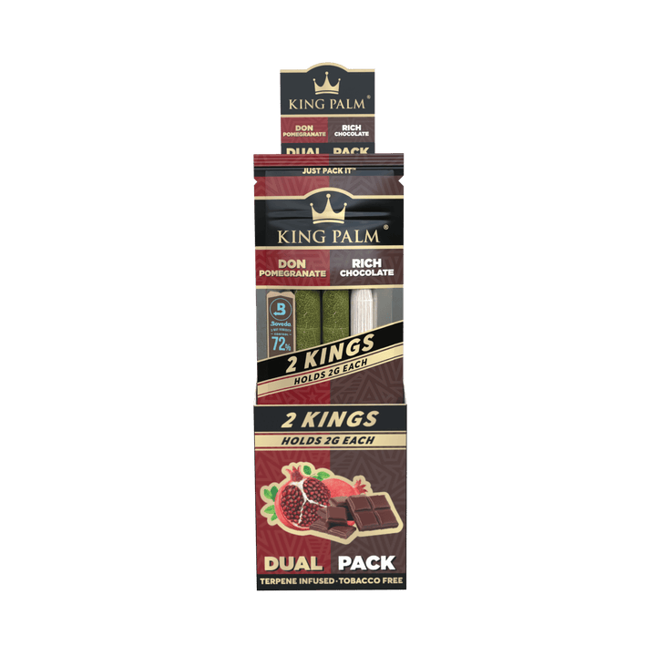 King Palm Don Pomegranate & Chocolate Display mit 20 Packungen