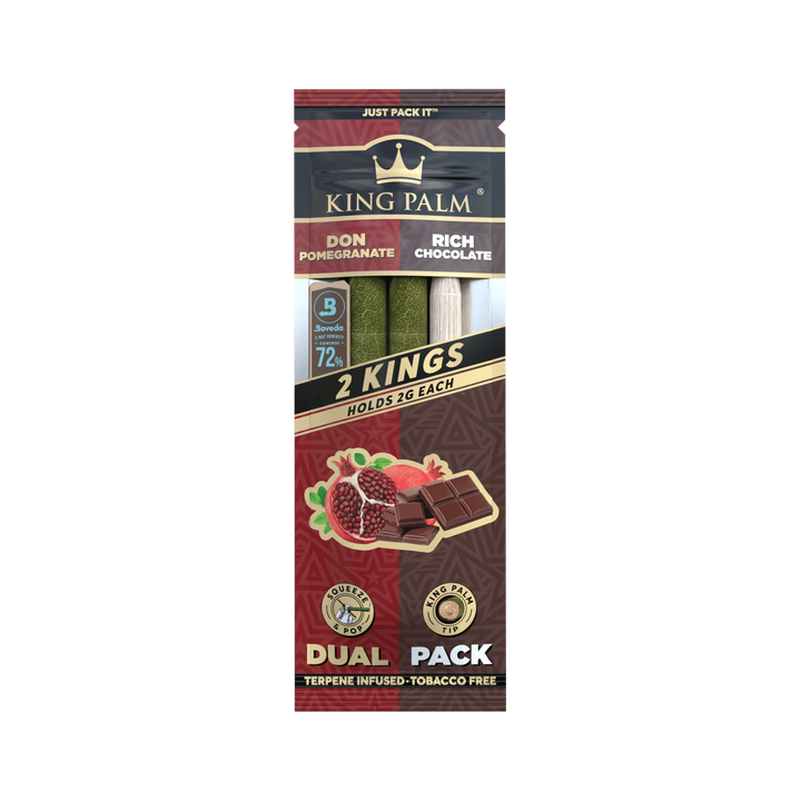 King Palm King Don Pomegranate & Chocolate Dual Pack