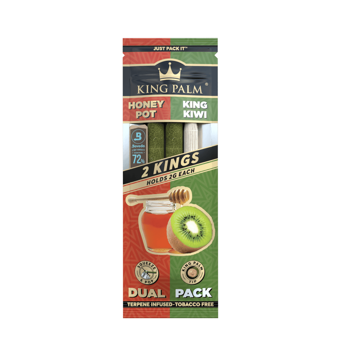 King Palm King Honey Pot &amp; King Kiwi 2 Stück