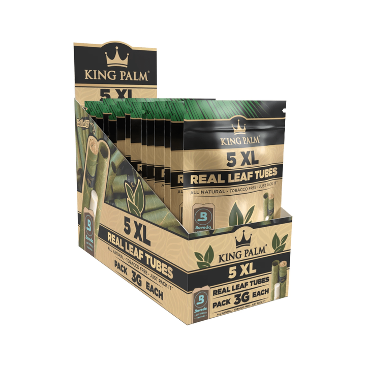 King Palm King XL Natural Display schräg, 15 Packungen