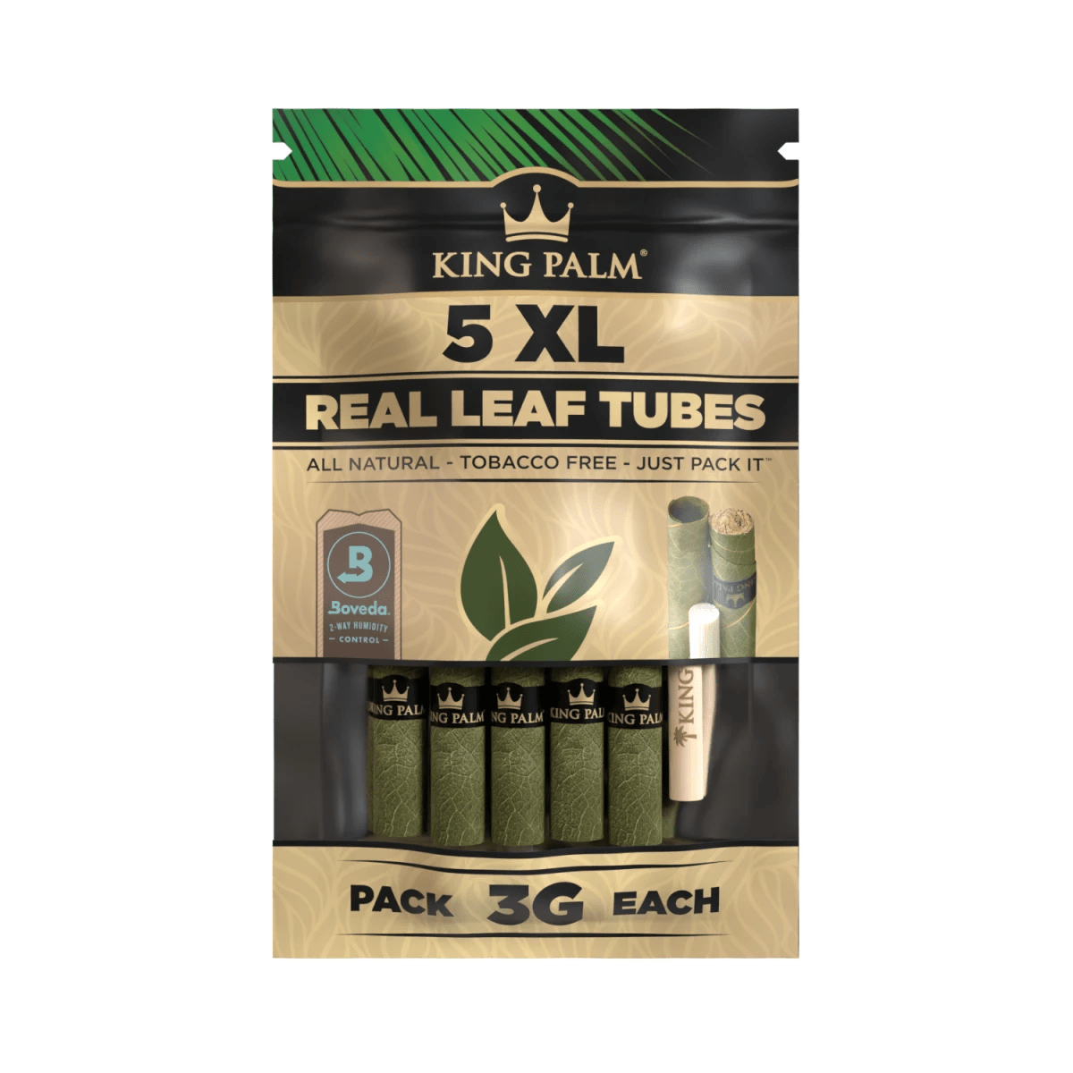 King Palm King XL Natural Palmblatt Wraps 5 Stück