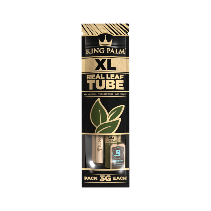 King Palm King XL Natural Real Leaf Tube Packung