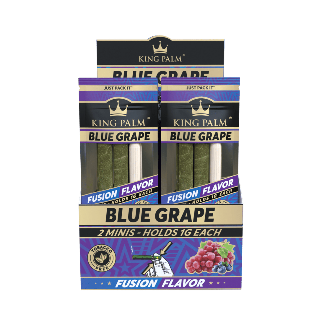 King Palm - Mini - 2 Stück - Blue Grape kaufen bei rauchwerk.ch