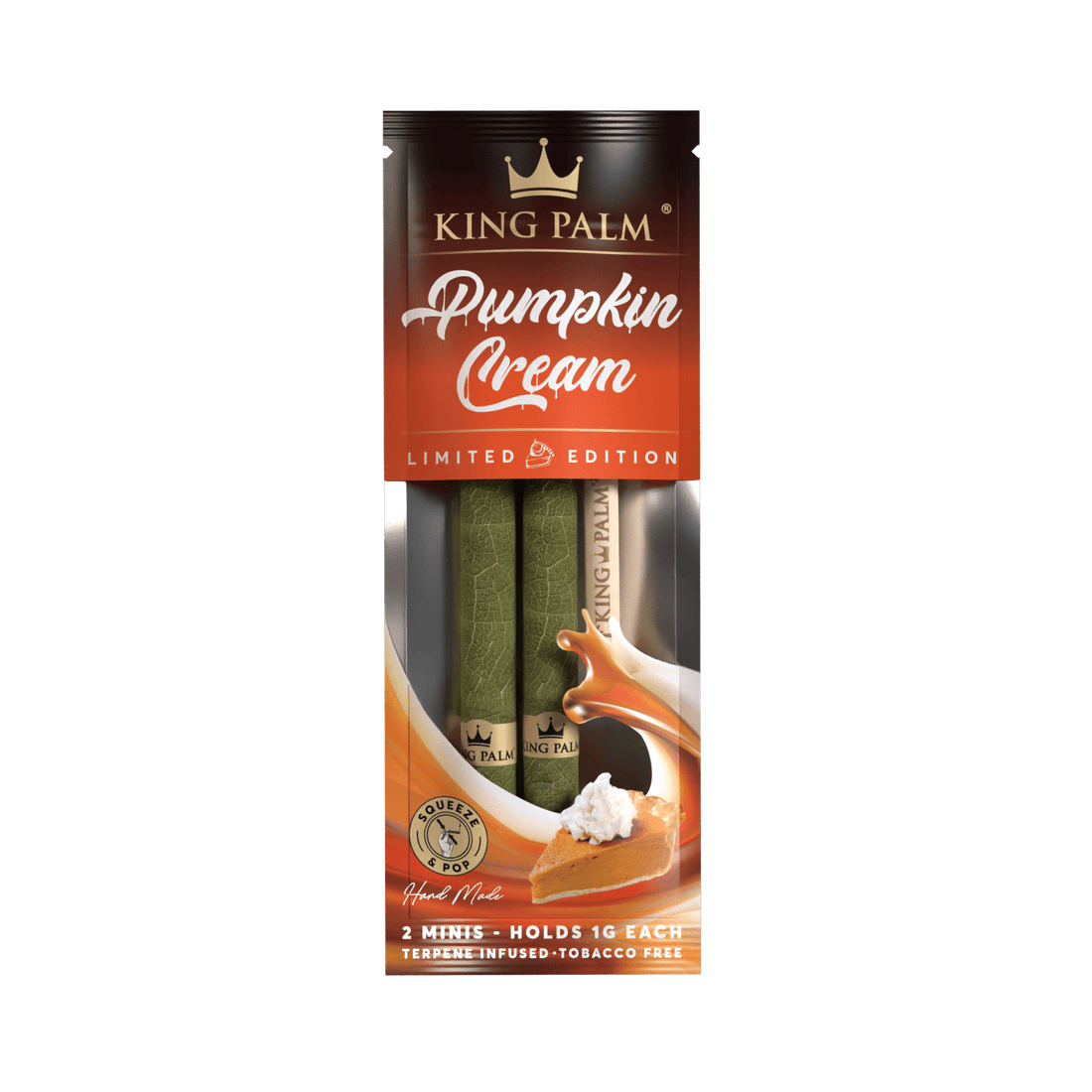 King Palm - Mini - 2 Stück - Pumpkin Cream kaufen bei rauchwerk.ch