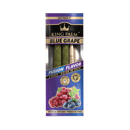 King Palm Mini Blue Grape 2 Stück Palmblatt Pre-Rolls