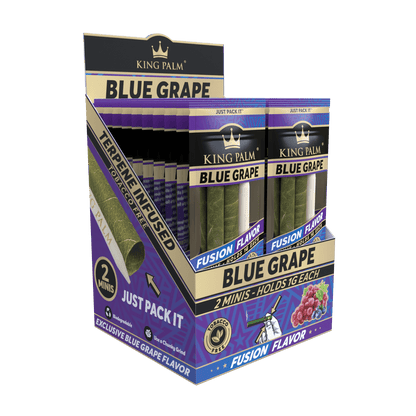 King Palm Mini Blue Grape Display mit 20 Packungen