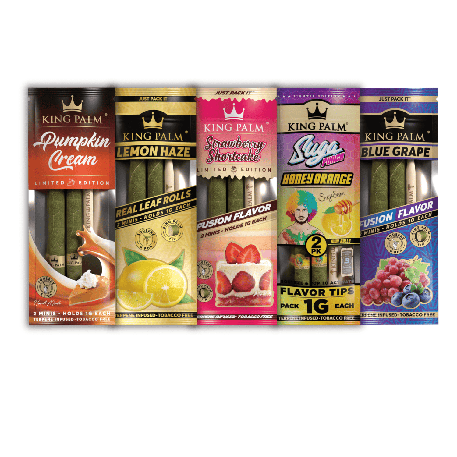 King Palm Mini Bundle Packung mit 5 Sorten