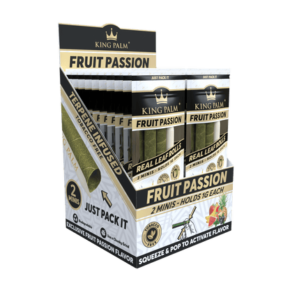 King Palm Mini Fruit Passion 2er-Pack schräg aufgenommen