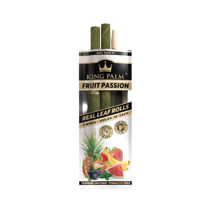Detailansicht King Palm Mini Fruit Passion Real Leaf Roll