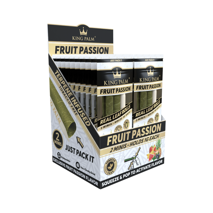King Palm Mini Fruit Passion 2er-Pack schräg aufgenommen
