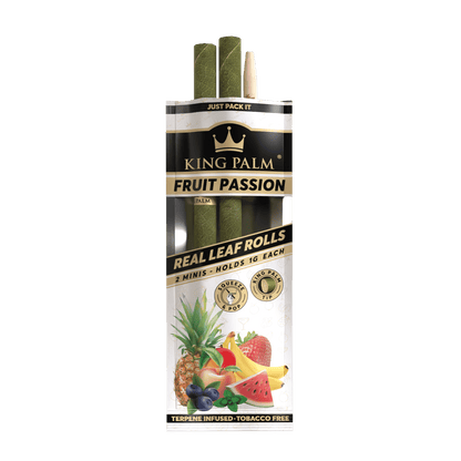 Detailansicht King Palm Mini Fruit Passion Real Leaf Roll