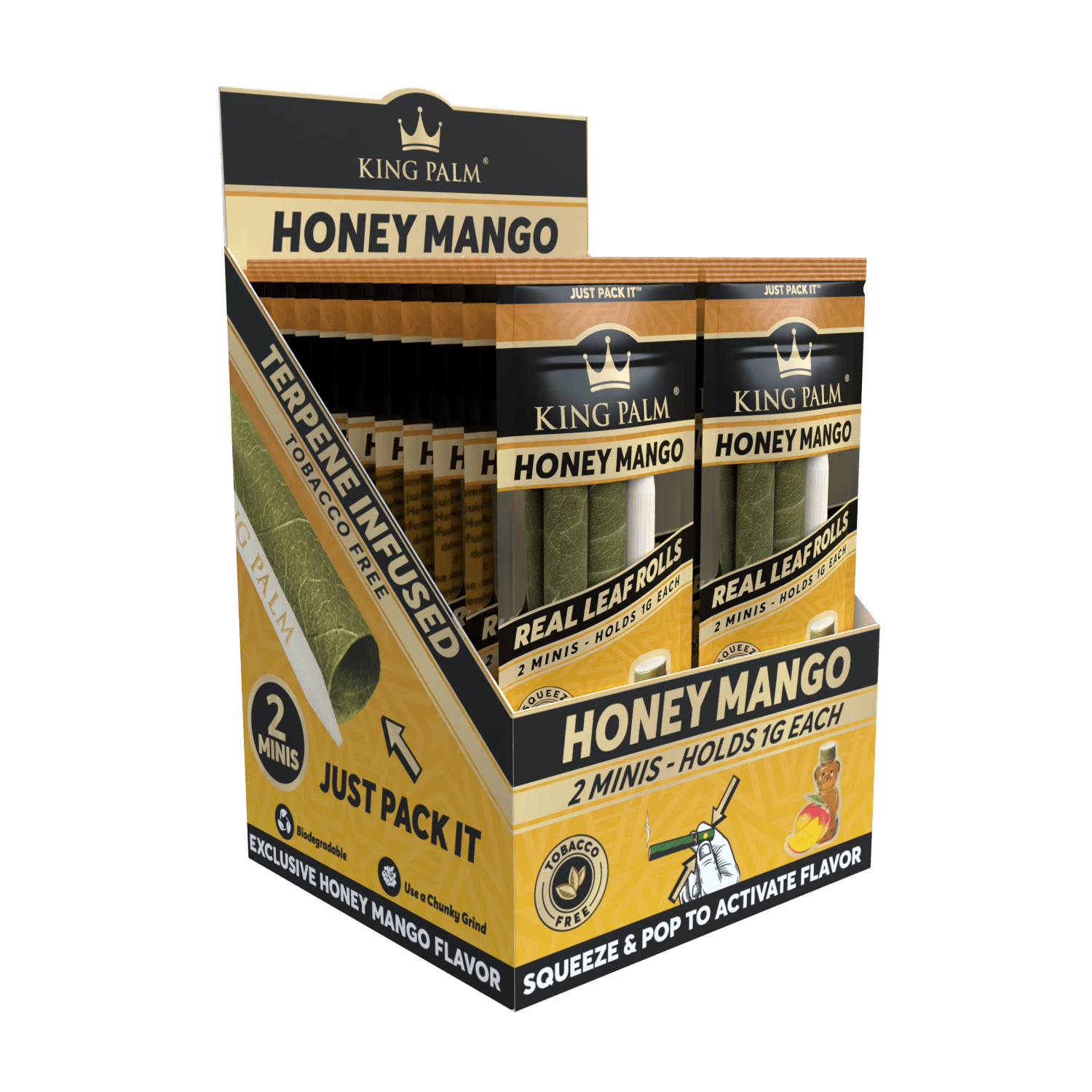 King Palm Mini Honey Mango 2er-Pack schräg aufgenommen