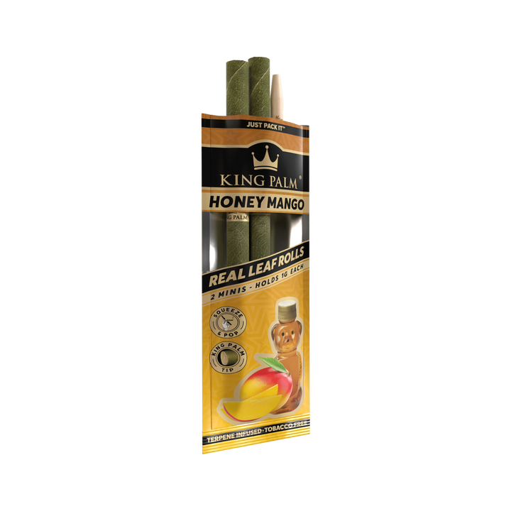 Detailansicht King Palm Mini Roll Honey Mango mit Tip