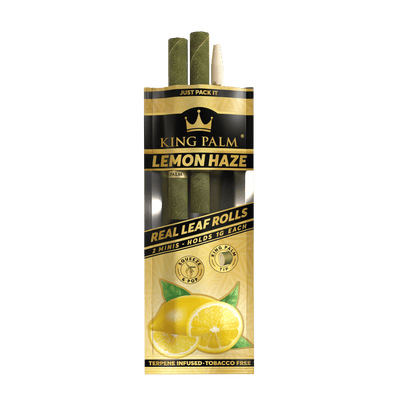 King Palm Mini Lemon Haze 2er-Pack schräg aufgenommen
