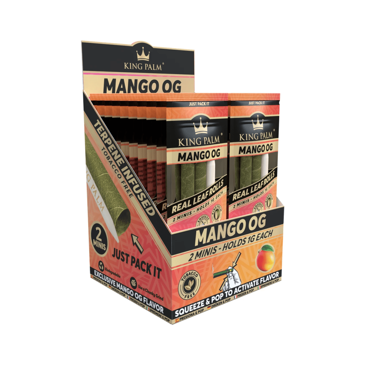 King Palm Mini Mango OG 2er-Pack schräg aufgenommen