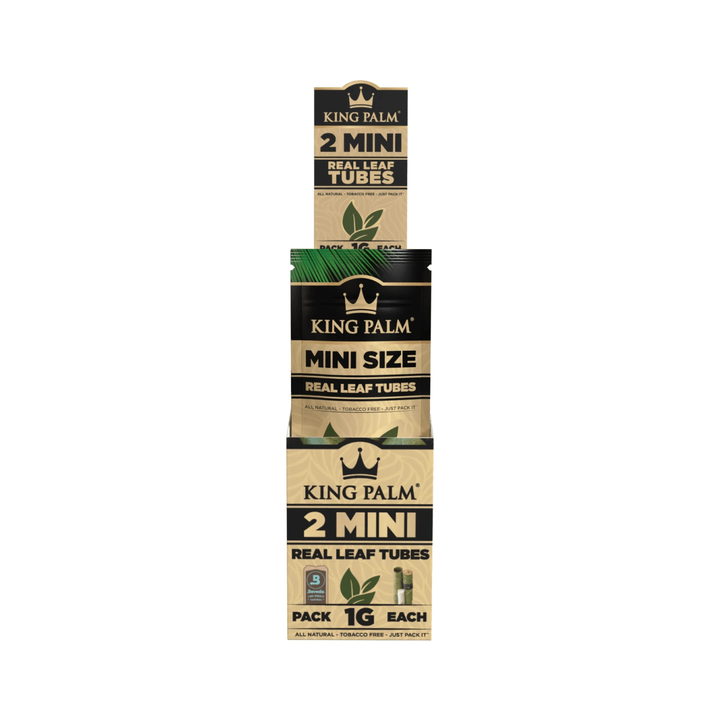 King Palm Mini Natural Display mit 20 Packungen