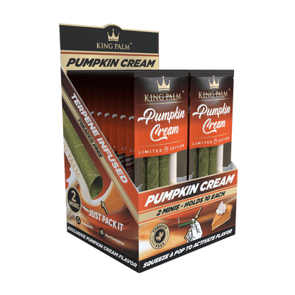King Palm Mini Pumpkin Cream 2er-Pack schräg aufgenommen