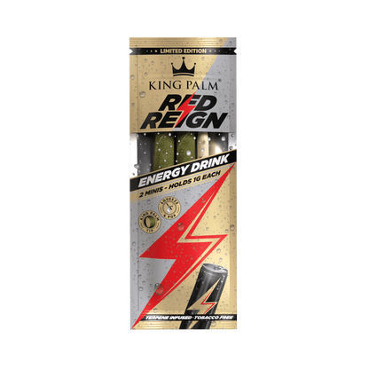 King Palm Mini Red Reign 2er-Pack Real Leaf Rolls