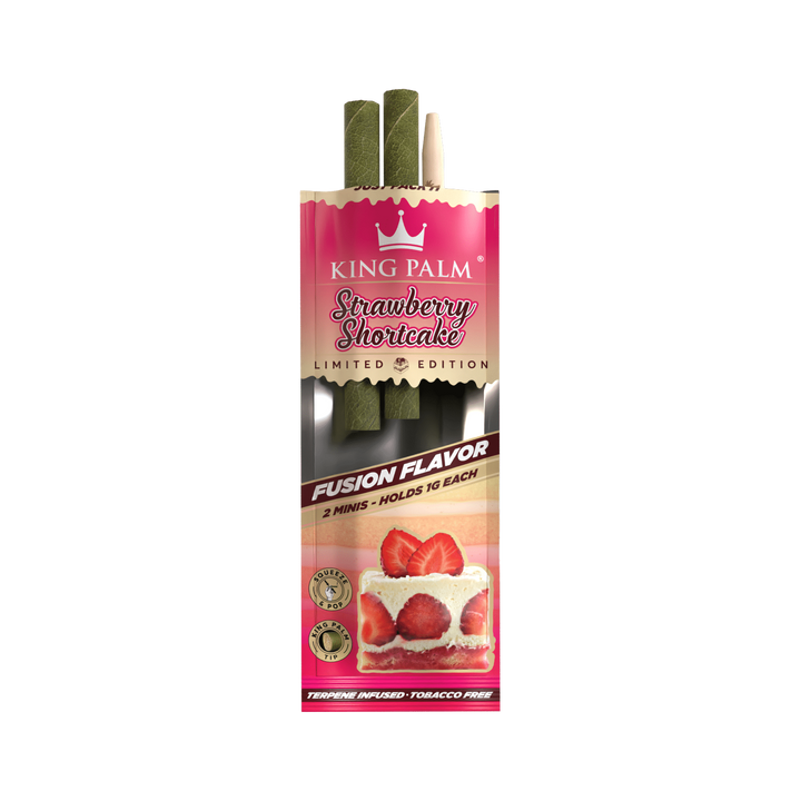 Detailansicht King Palm Mini Roll Strawberry Shortcake mit Tip