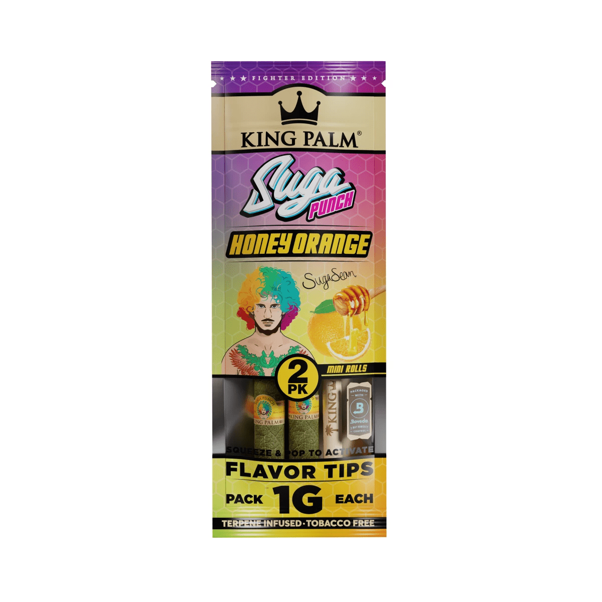 King Palm Mini Suga Punch 2er-Pack Honey Orange